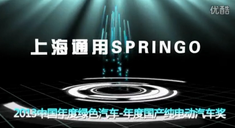  上海通用Springo-年度国产纯电动汽车奖